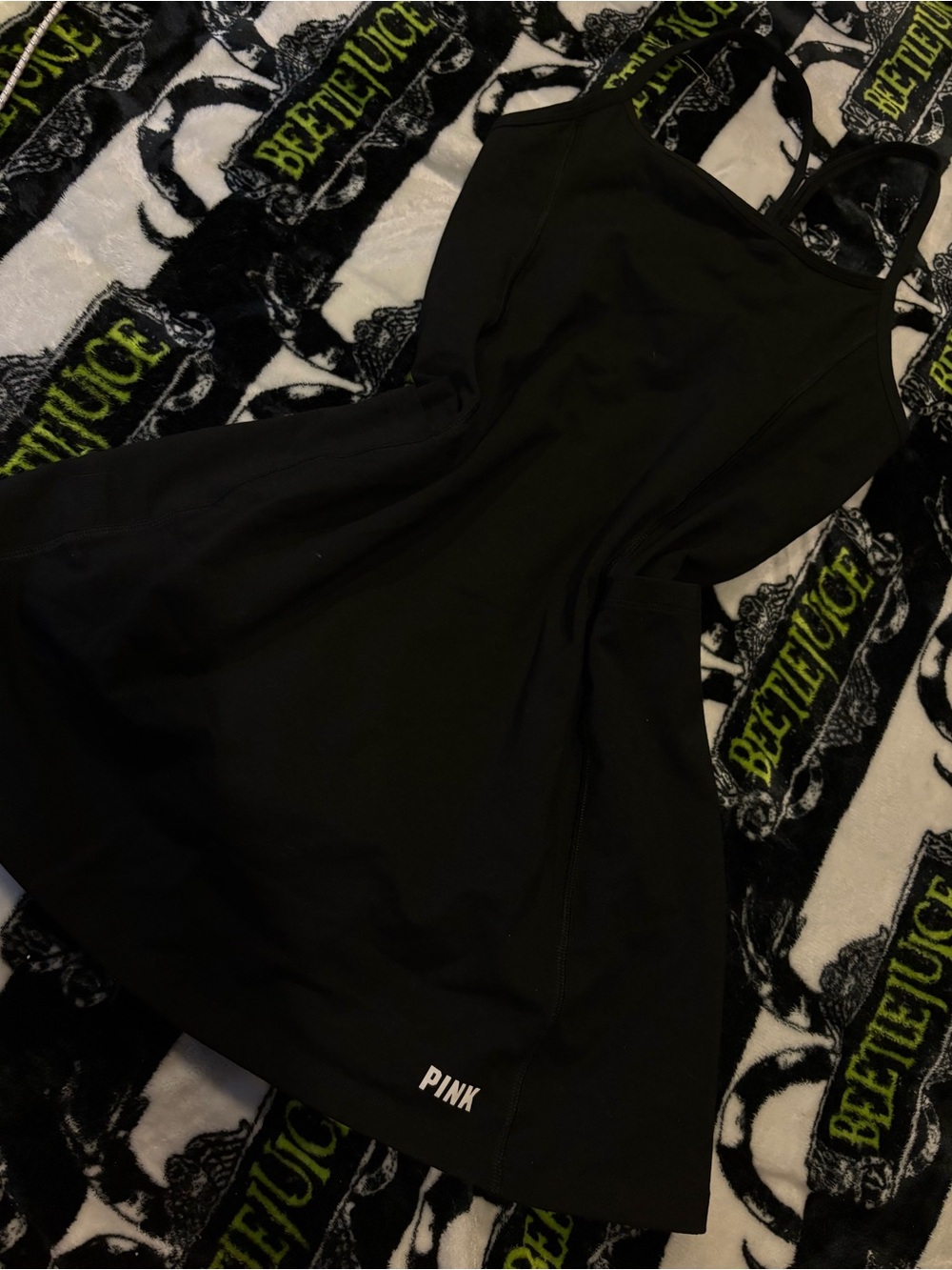 PINK Victoria's Secret Black A-Line Dress